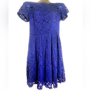 Missmay Navy Lace Dress